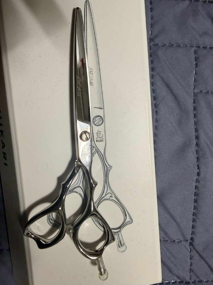 히카리 미용가위 팝니다--1