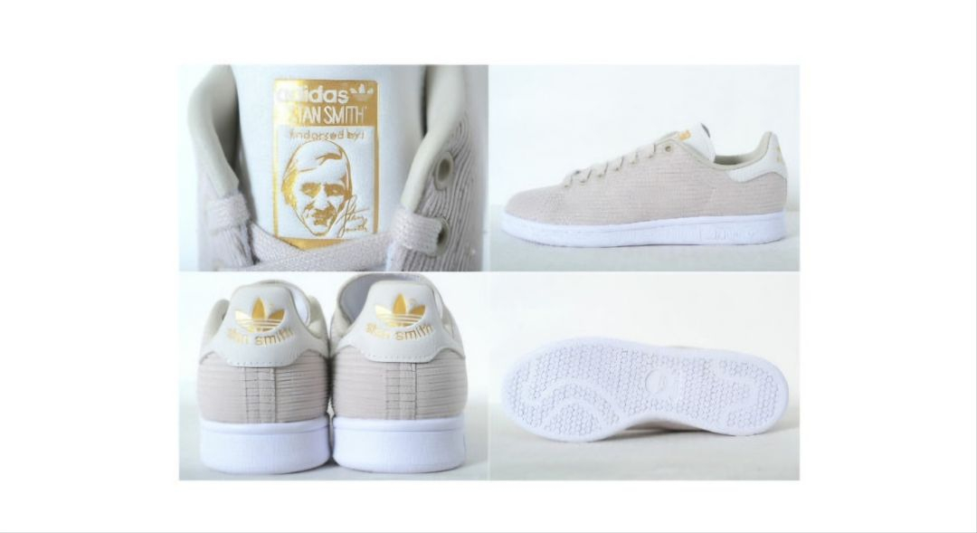 미사용 아디다스 스탠스미스 스니커즈 225mm--3