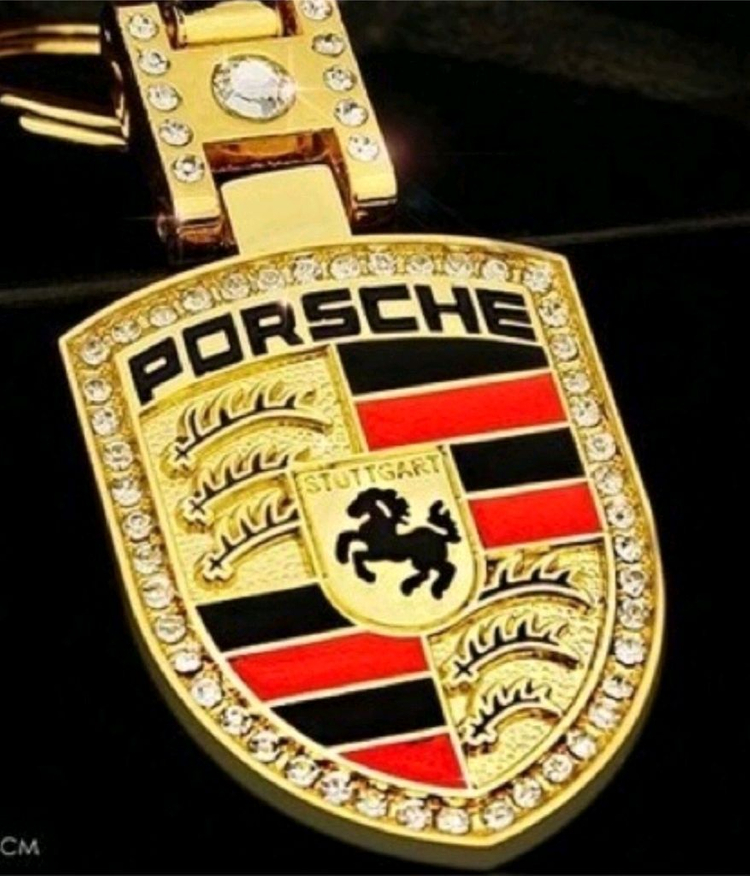 미사용 자동차 큐빅 키링 열쇠고리--1