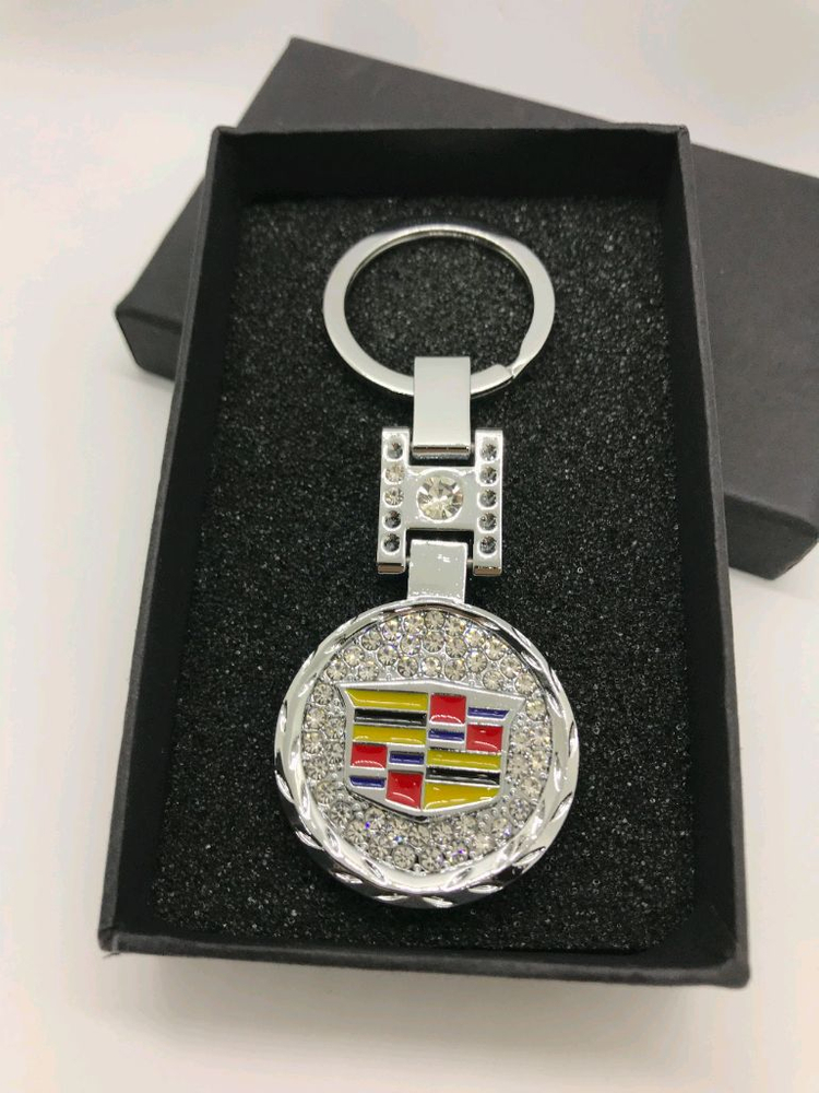 미사용 자동차 큐빅 키링 열쇠고리--4