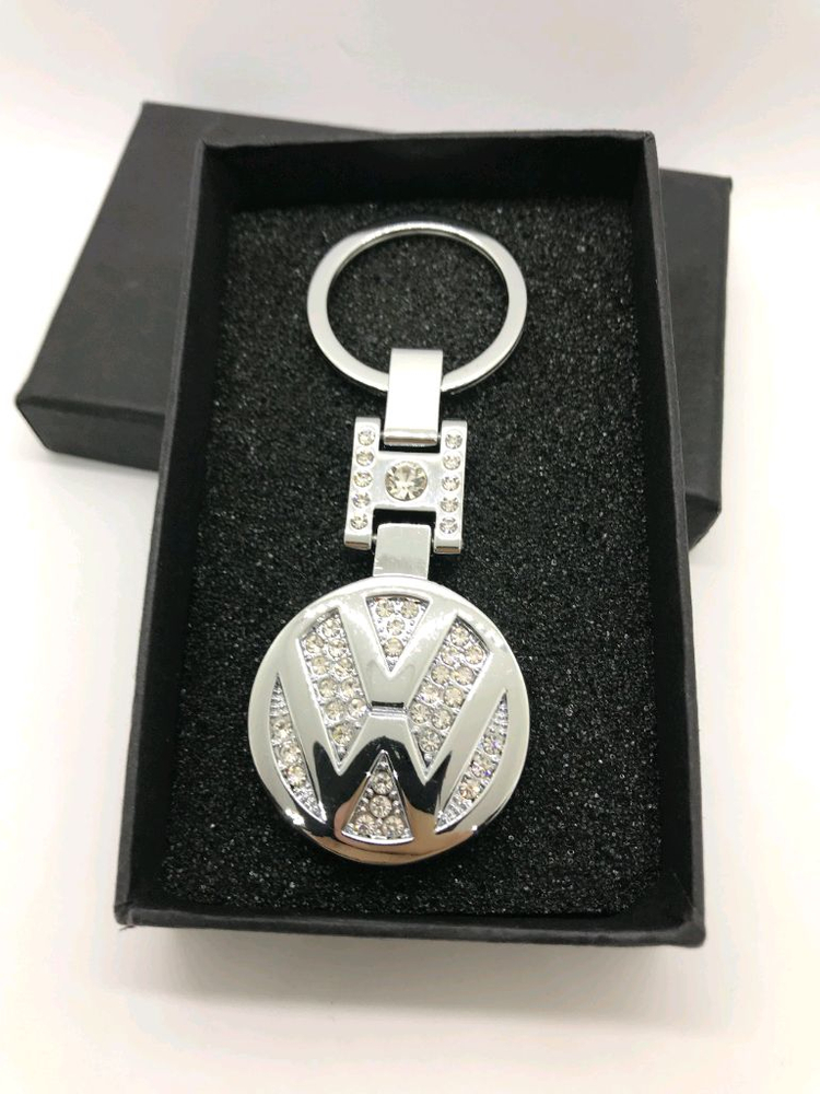 미사용 자동차 큐빅 키링 열쇠고리--8