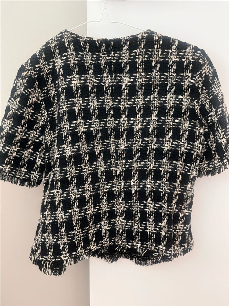 자라 ZARA 트위드 자켓 팝니다--1