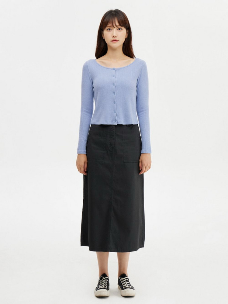 (새상품) 탑텐 A라인 코튼스커트 XL--2