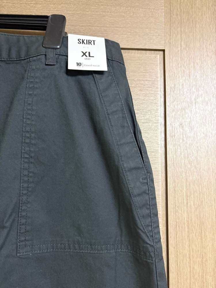 (새상품) 탑텐 A라인 코튼스커트 XL--4