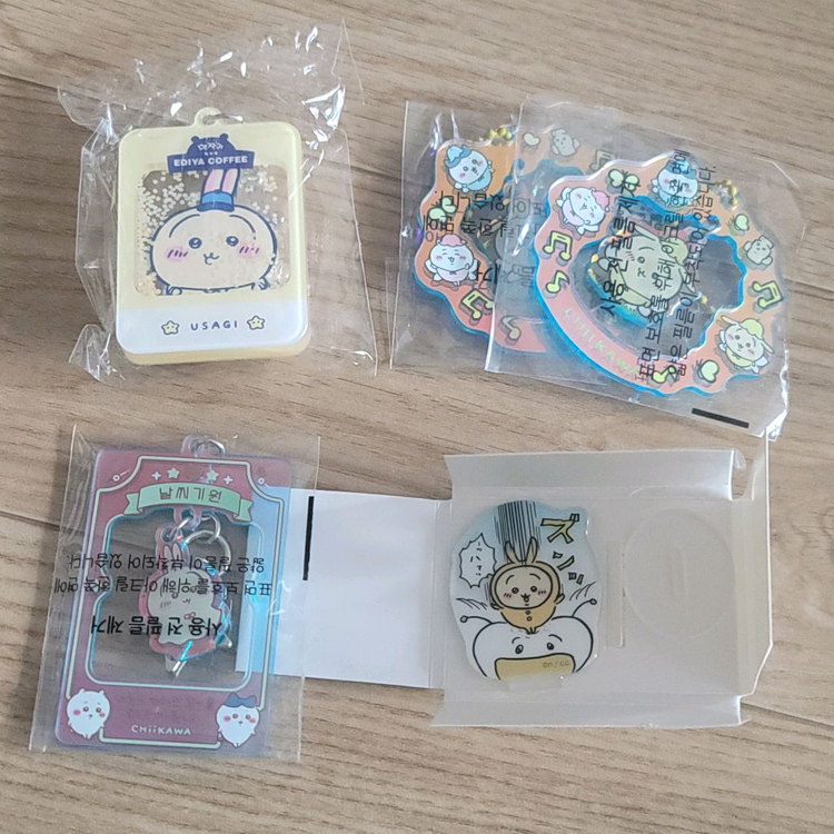 치이카와 먼작귀 우사기 아크릴 굿즈 미개봉 새상품--0