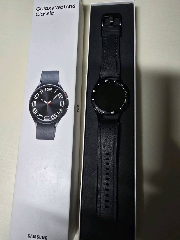 갤럭시워치6 클래식 43mm LTE 통신 3사 개통 바로 가능합니다 착불 사은품8만원드림--0