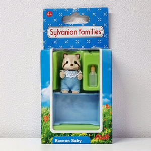 실바니안 올드 플레어사 라쿤/너구리 직립아기 이미지
