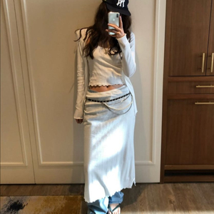 <새상품> 나시 가디건 스커트 세트 3color