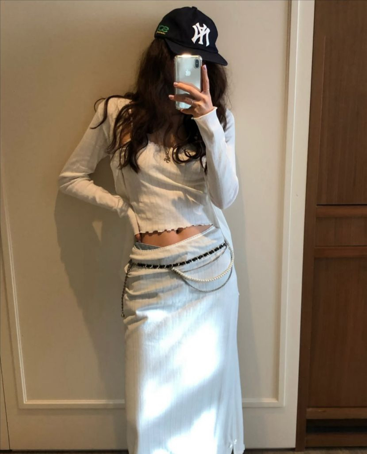 <새상품> 나시 가디건 스커트 세트 3color--1