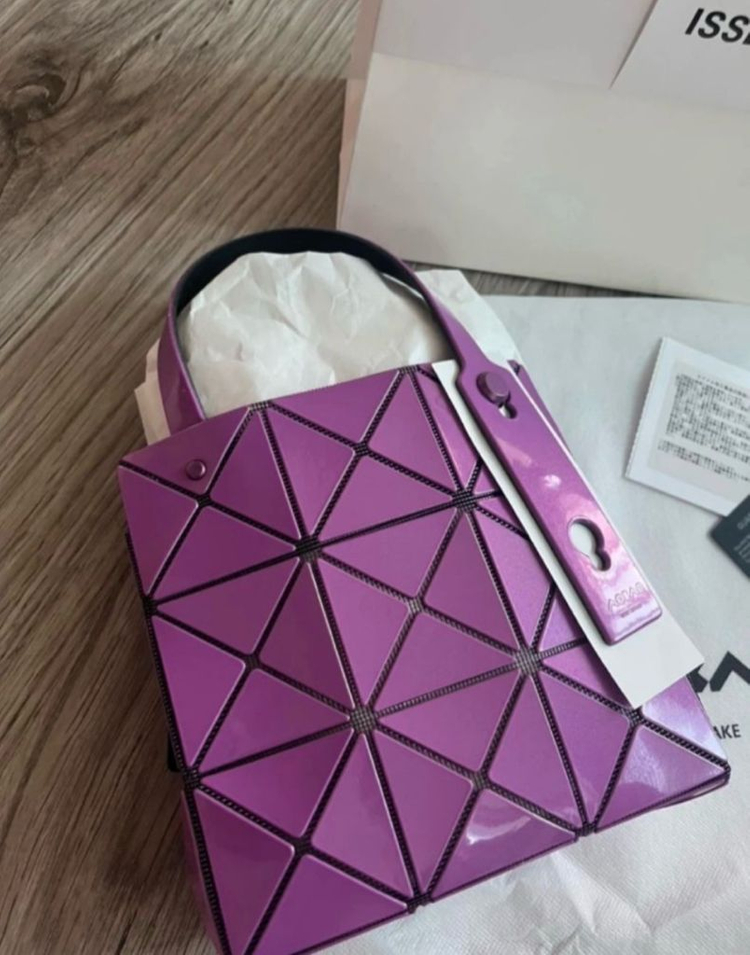 바오바오 미니 캐럿 토트백 퍼플 9월 한정판 이미지