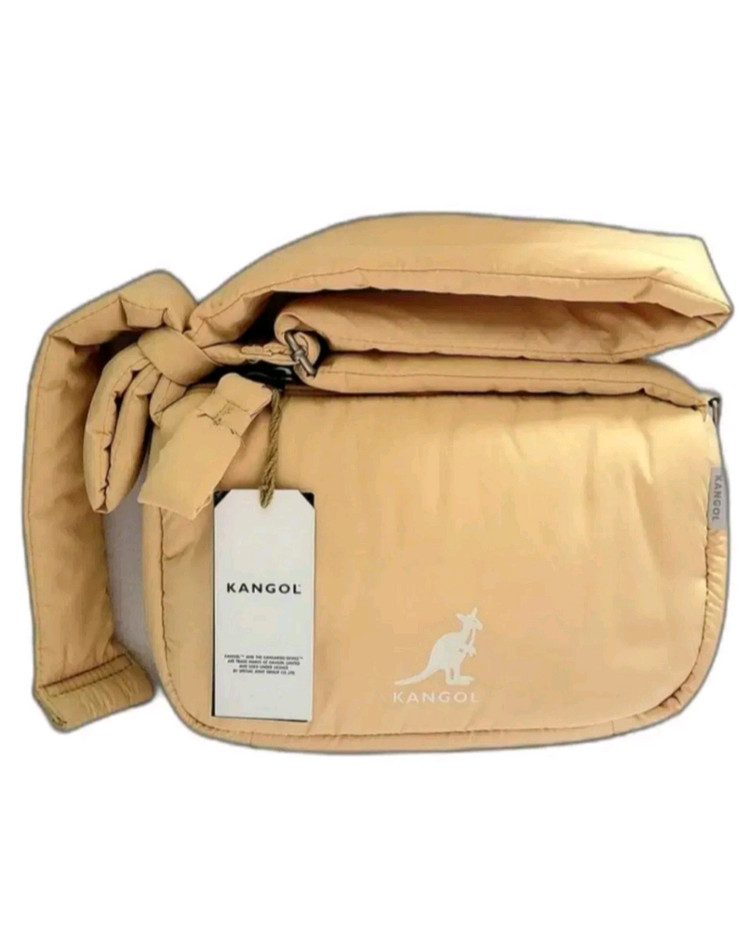 (새상품) 캉골 puffer vivid yellow 크로스백 이미지