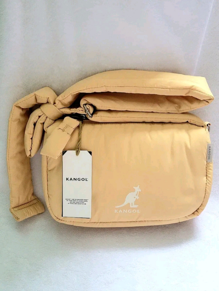 (새상품) 캉골 puffer vivid yellow 크로스백 이미지