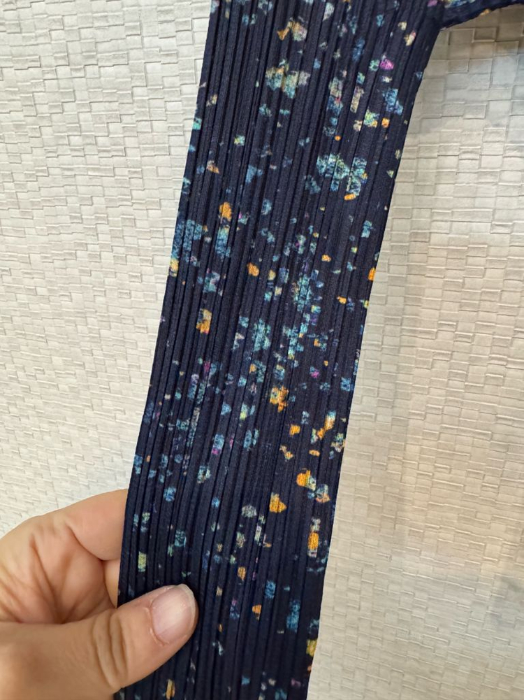 플리츠플리즈 인첸트 가디건 네이비--3