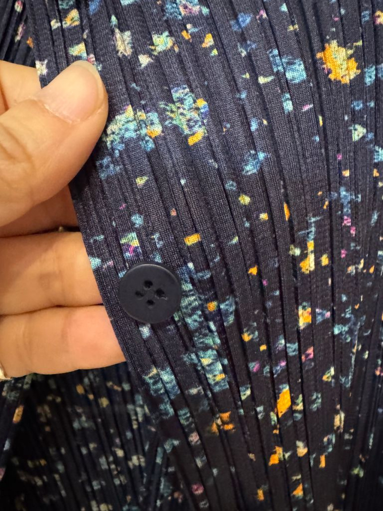 플리츠플리즈 인첸트 가디건 네이비--4