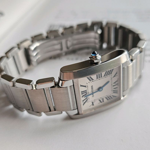 까르띠에 탱크 프랑세즈 스틸 스몰