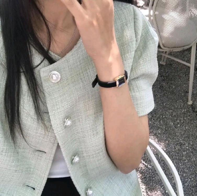 아카이브 제이투유 민트 트위드 반팔 자켓 / 코드유 타낫 레이지샵 더바넷 웨어웨더 르플레인 온트 시에 더위시 리즈--1