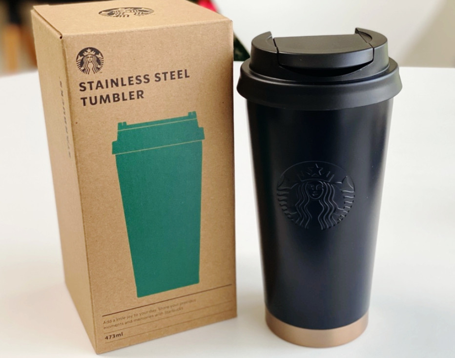 스타벅스 블랙매트 엘마 텀블러 미개봉 새상품--1