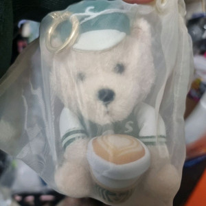 스타벅스 1호점 이화여대 베어리스타 키체인 파라요(새상품(