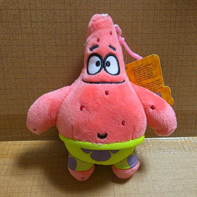 스폰지밥 뚱이 인형 키링 새상품 이미지
