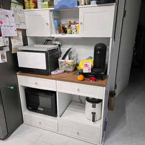 아이엔지홈 알렉스 렌지대 세트 전자레인지 수납장 이미지