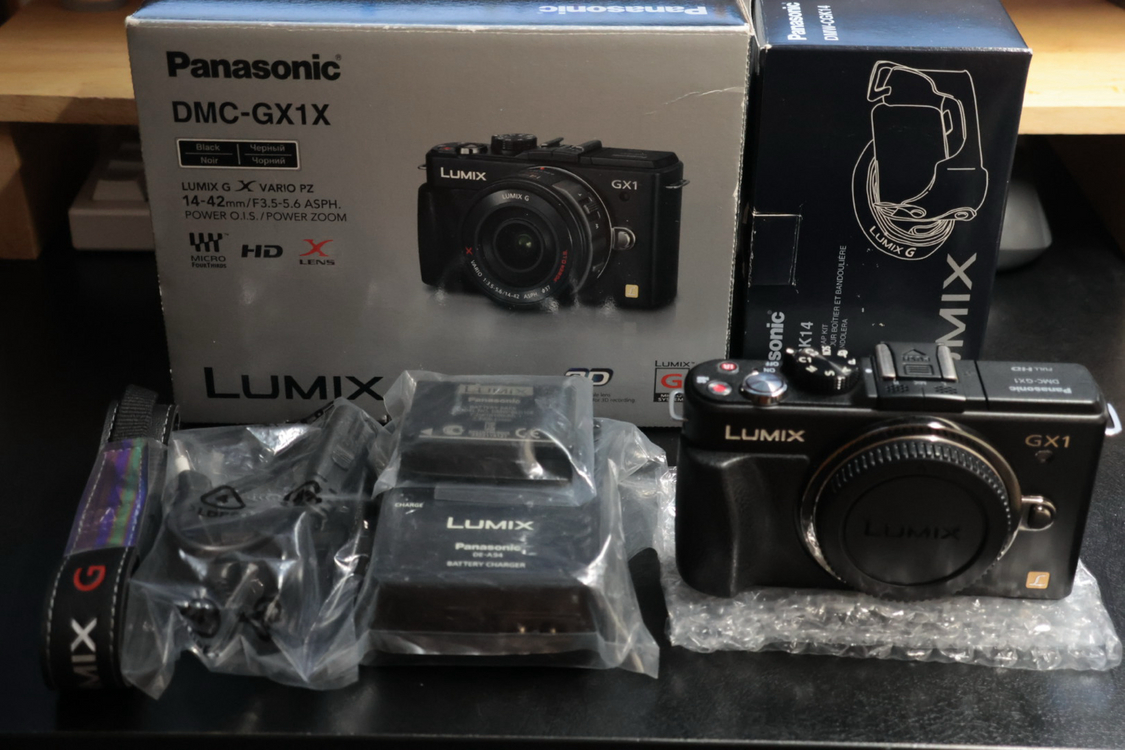 개별가능)파나소닉 루믹스 GX1, 뷰파인더, 20mm 렌즈 외--0