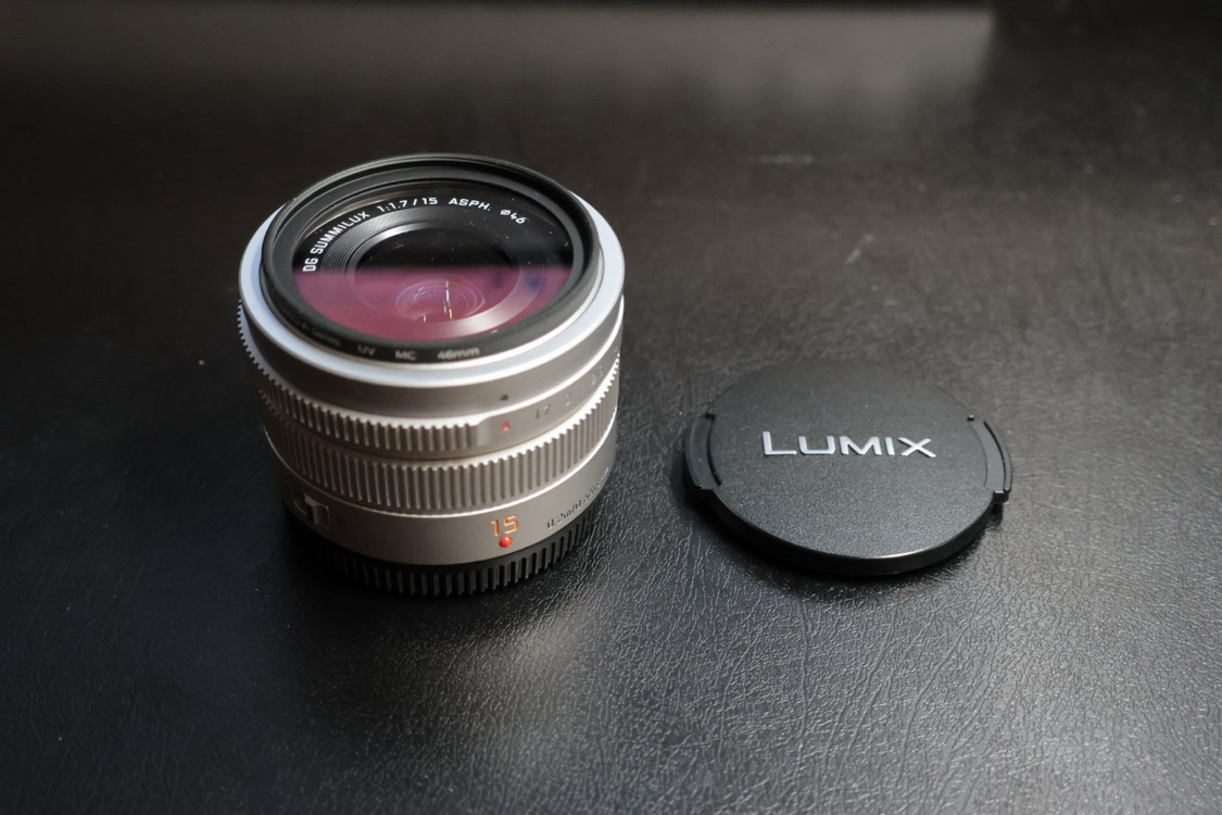 파나소닉 라이카 15mm f1.7 실버 렌즈--4