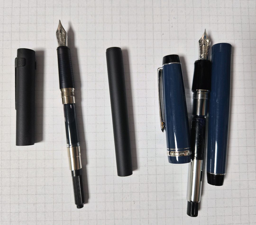 카키모리 만년필, 파이롯트 헤리티지91 만년필 2자루 일괄--1