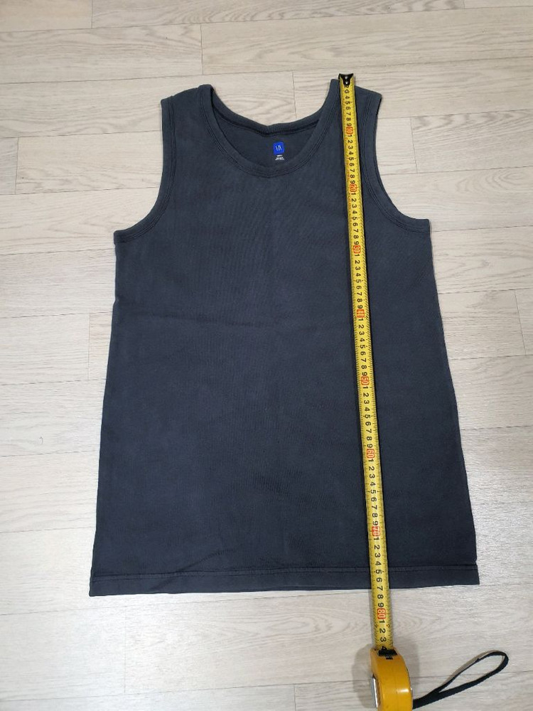 이지갭 슬리브리스 탱크탑 포에틱 블랙 yzy gap yeezy--3