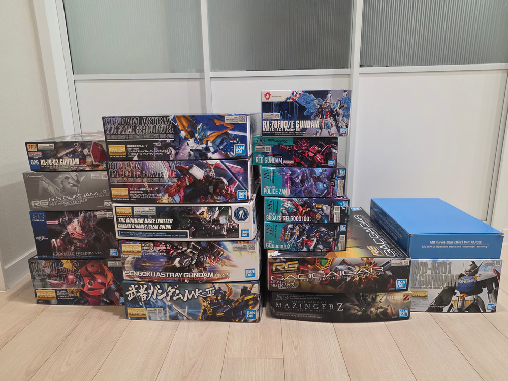 각종 건프라 건담 프라모델 미개봉 팝니다--0
