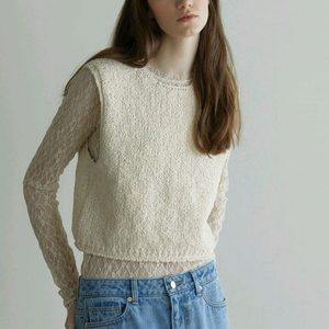 H8 에이치에이트 Sam knit vest 니트 베스트 natural 색상