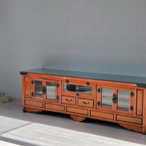 원목 TV장, 고가구 앤틱 거실장