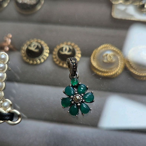 천연 원석실버 은 팬던트 수공핸드메이드제작