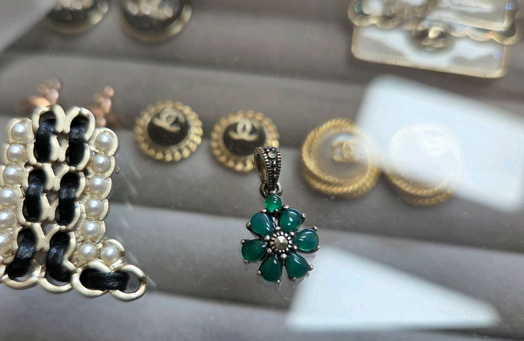 천연 원석실버 은 팬던트 수공핸드메이드제작--3