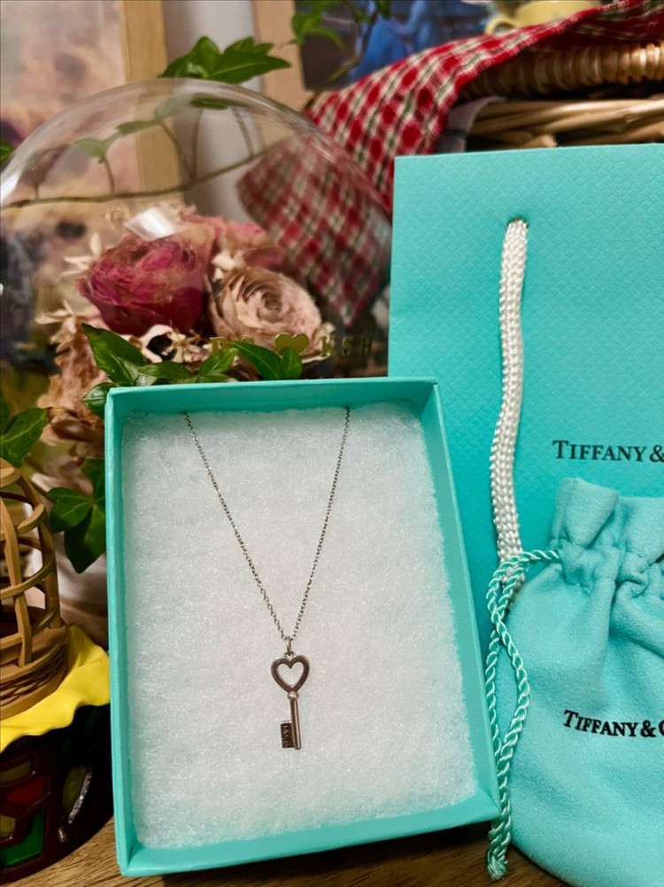 티파니앤코 하트 열쇠 목걸이--1