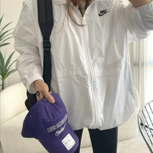 [2XL] 나이키 후드 재킷 바람막이 화이트 이미지