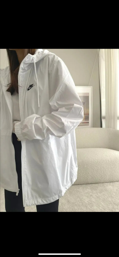 [2XL] 나이키 후드 재킷 바람막이 화이트 이미지