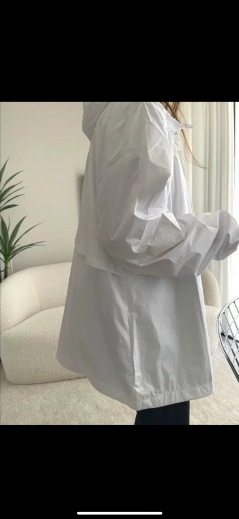 [2XL] 나이키 후드 재킷 바람막이 화이트 이미지
