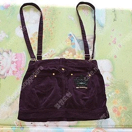 [새제품] 코듀로이 멜빵 스커트 26