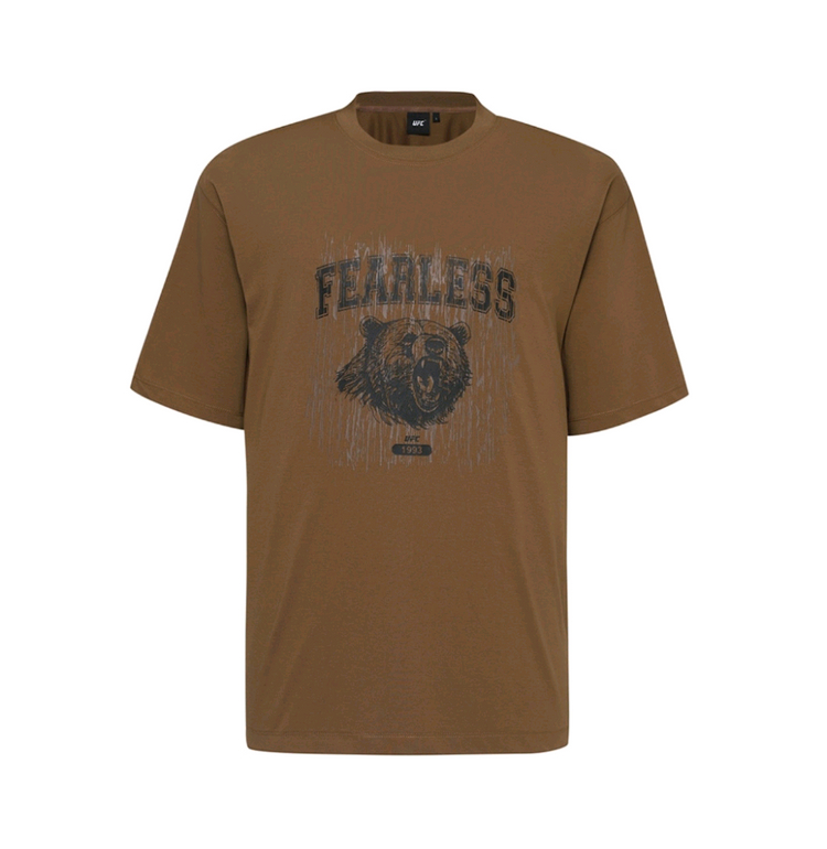 UFC 로어베어 반팔티셔츠 브라운 & 블랙 2벌세트 일괄--1