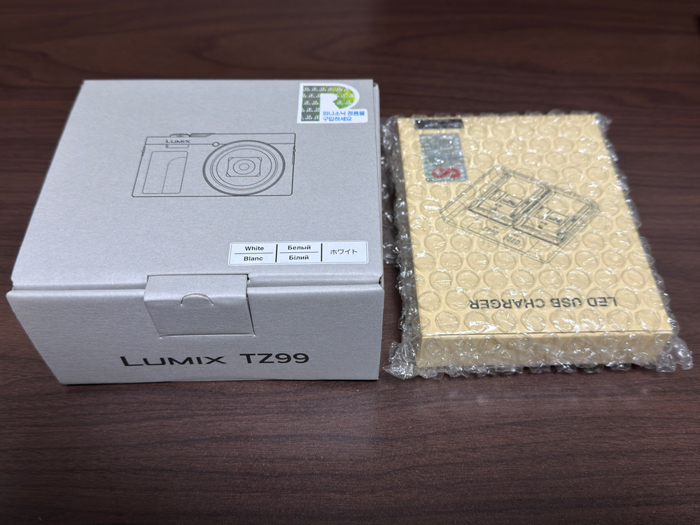 파나소닉 루믹스 TZ99 화이트색상 팝니다--4