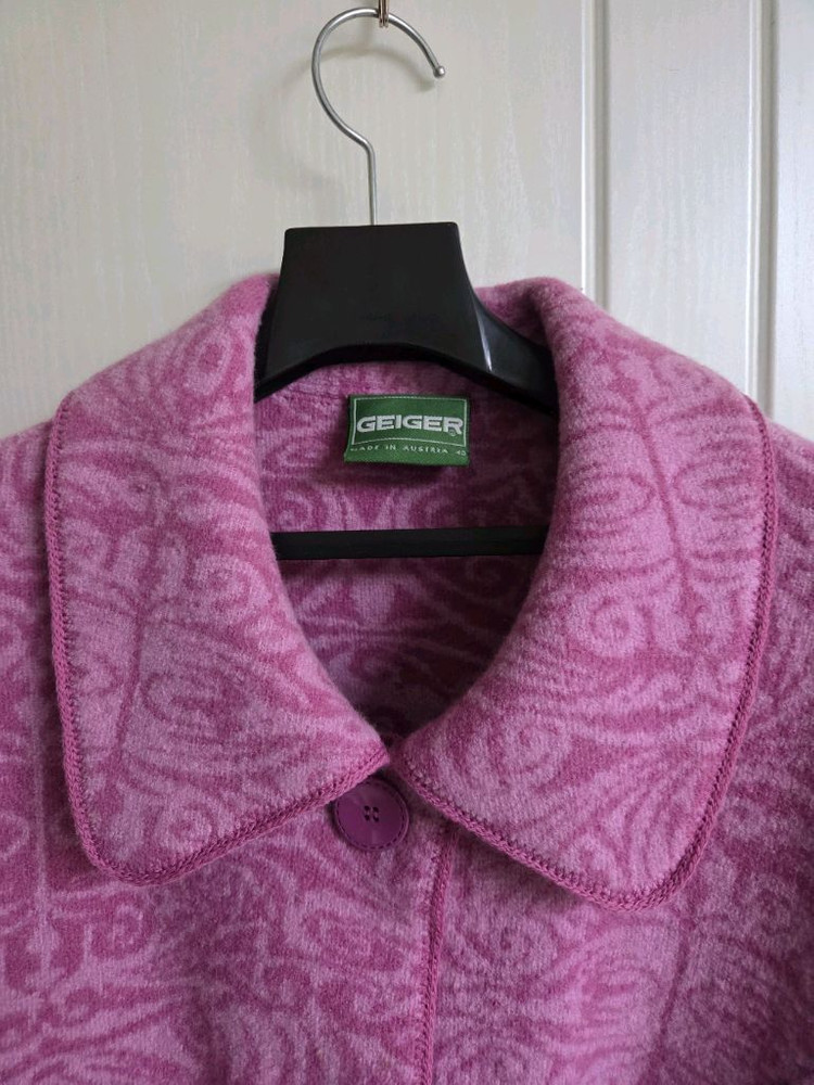 가이거 럭셜 울100% 여성 울코트--1