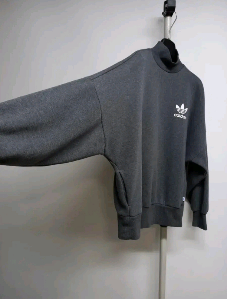 아디다스 기모 하프넥 루즈박시핏 맨투맨 55.66--3