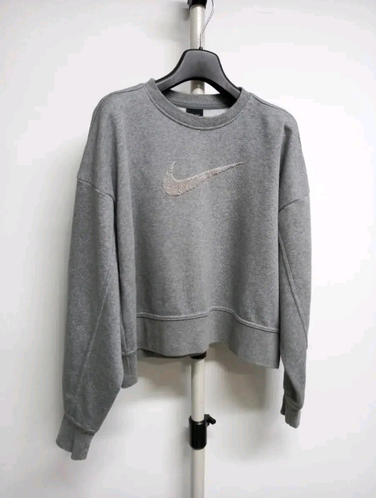 나이키 루즈핏 크롭 숏 맨투맨 F--2