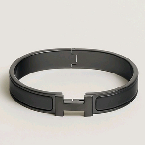 에르 클릭 HH 남자팔찌 블랙무광