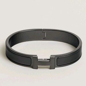 에르 클릭 HH 남자팔찌 블랙무광