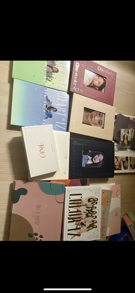 아이즈원 김민주 버전 앨범,김민주 시그, 최예나 조유리 솔로앨범 판매 이미지
