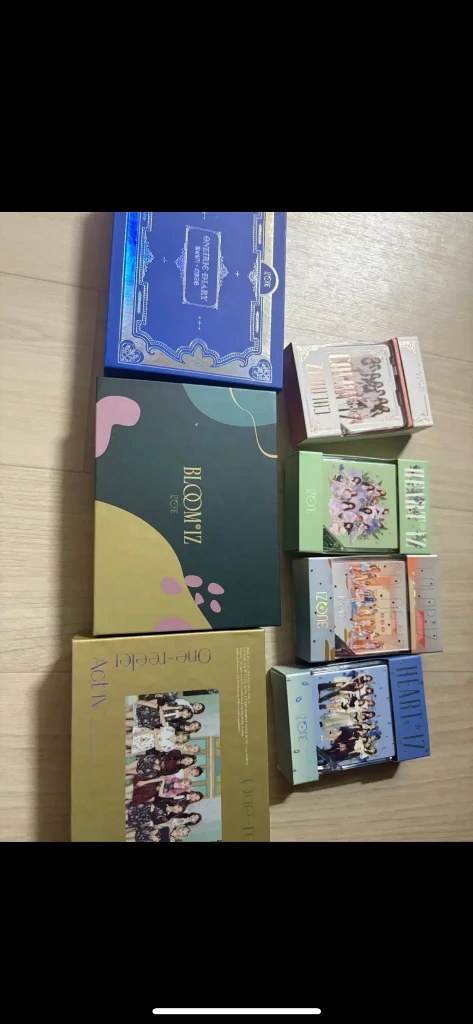 아이즈원 김민주 버전 앨범,김민주 시그, 최예나 조유리 솔로앨범 판매 이미지