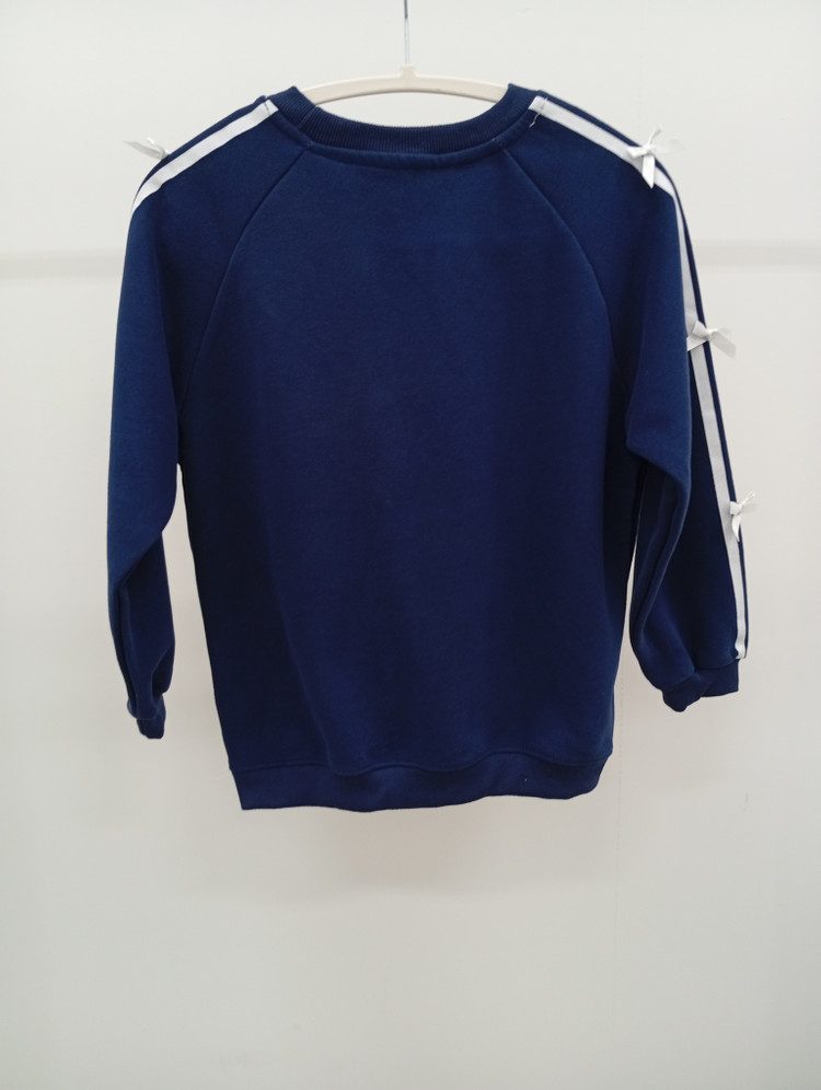 리본장식 아동용 프릴 맨투맨세트--4