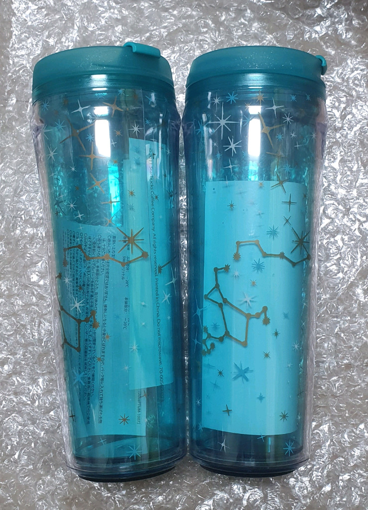 일본 스타벅스 밤하늘 텀블러--1