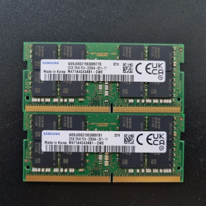 삼성전자 노트북 DDR4-3200 32GB 2개